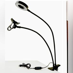 Live Streaming Kit Phone Holder plus light USB powered fits all phones